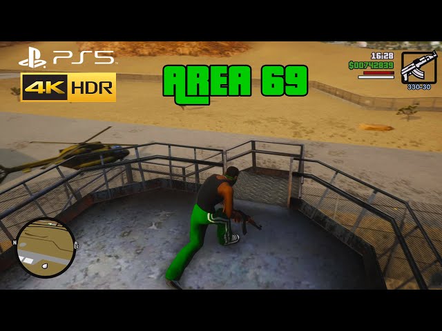 GTA San Andreas - Cadê o Game - Como entrar dentro da Área 69!