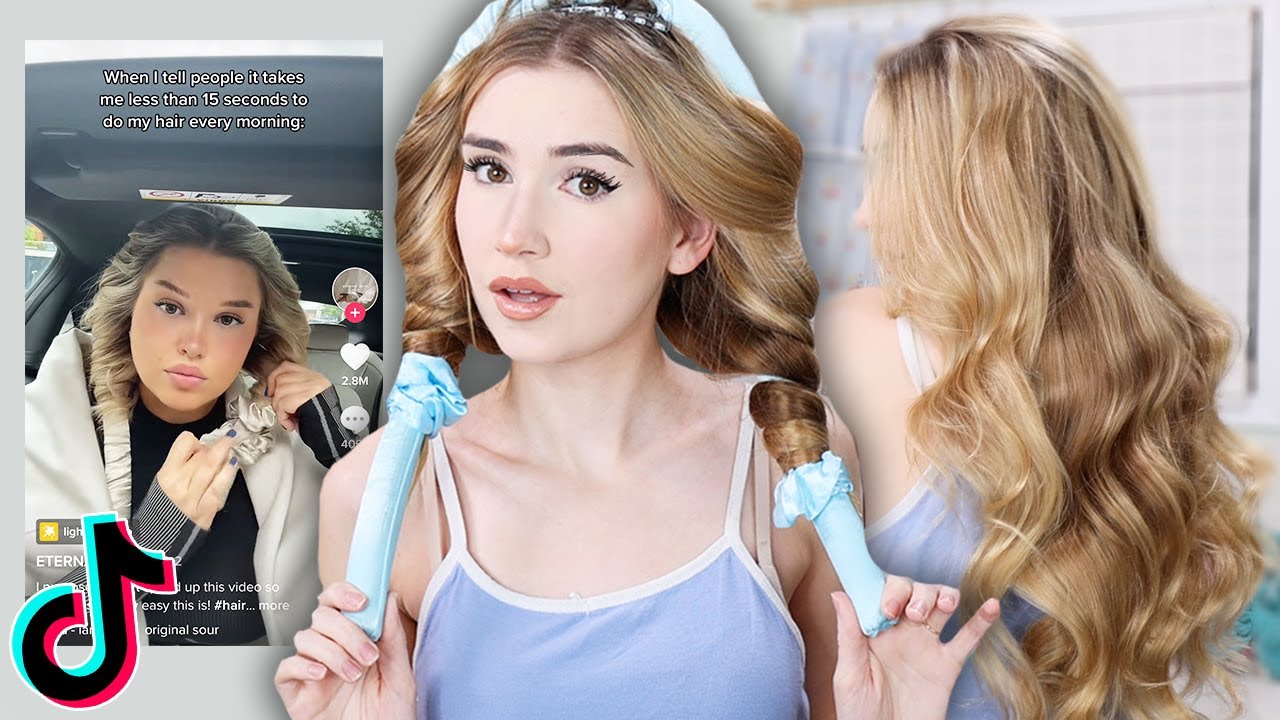 These TikTok heatless hair curlers are worth the hype