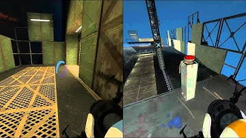 Portal 2 - mp_coop_paint_speed_fling - All Alone Speed Run Route [ Not Finished ATM ]