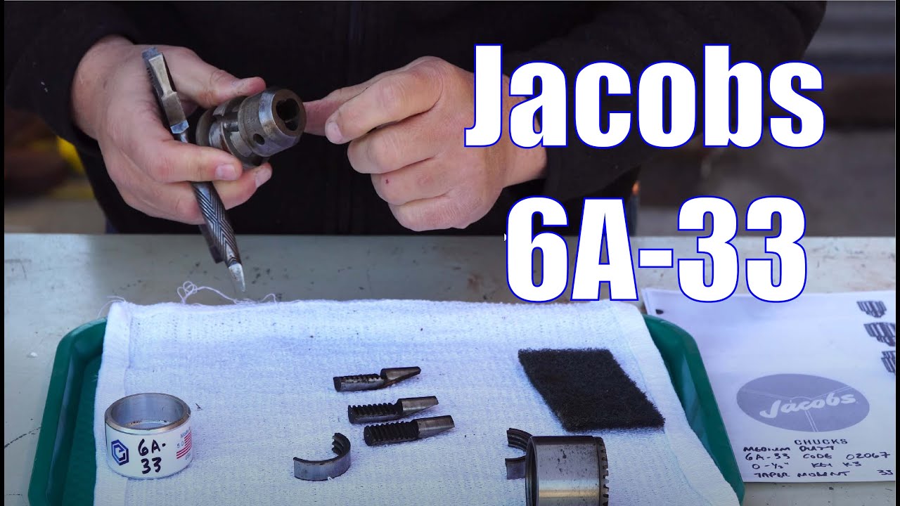 Jacobs 6A33 Chuck Rebuild, Parts, Options YouTube