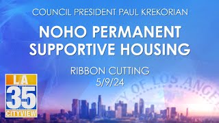 NoHo Permanent Supportive Housing Ribbon Cutting 5/9/24