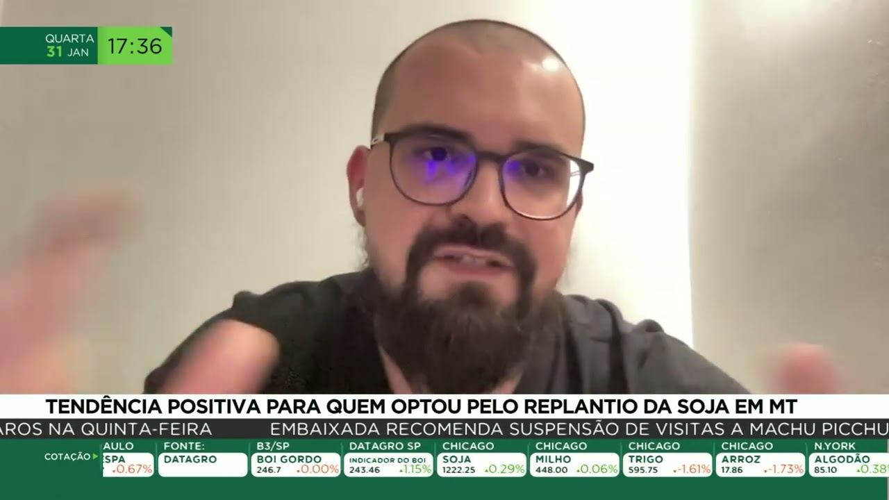 Tendência positiva para quem optou pelo replantio da soja em MT