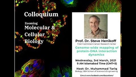 Genome-Wide Mapping of Protein-DNA Interaction Dynamics by Dr. Steve Henikof