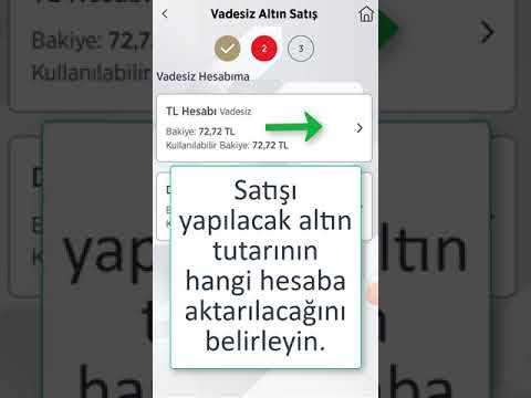 Ziraat Mobilden Altin Satisi Nasil Yapilir Youtube