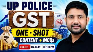 GST (Goods &amp; Services Tax) 🚨 | UP Police 2026 Static GK Marathon | Complete Revision | Ankit Sir
