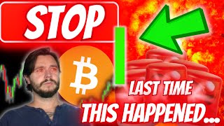 Bitcoin BIG WARNING 🚨 THIS IS REPEATING EXACTLY LIKE BEFORE.... [WATCH ASAP]