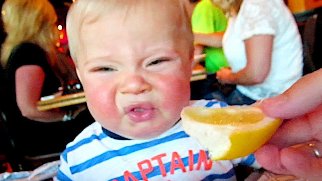 Baby Reaction: Eat Lemon For The First Time | Funny And Fails Videos -  YouTube