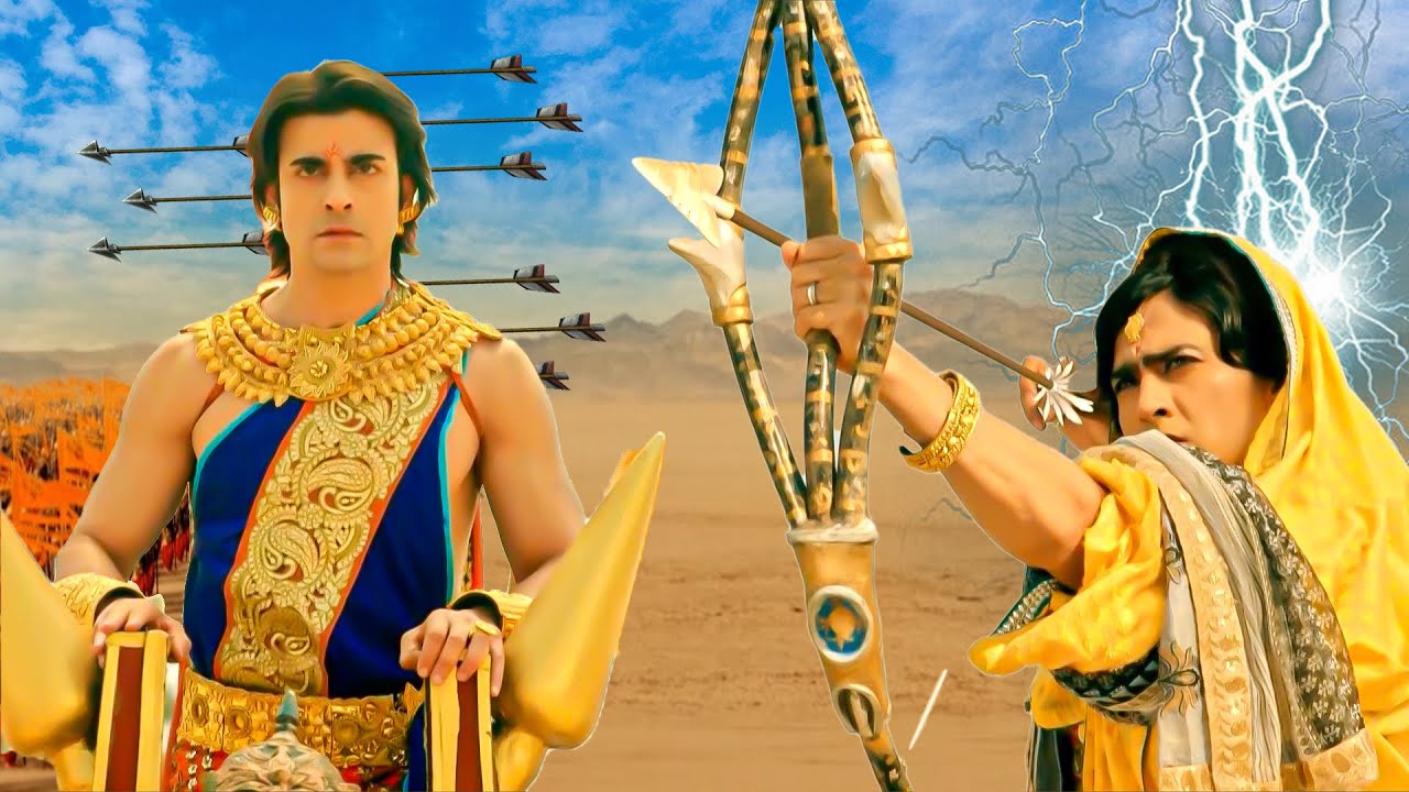 अर्जुन युद्धभूमि में कर्ण के सामने आया किन्नर बनकर  || Suryaputra Karn || #सूर्यपुत्र कर्ण