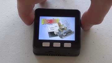 ESP32 based M5 Stack core - First Visuino Test