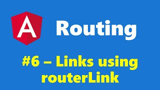 #10.6 - Navigation Link using routerLink - Routing - Angular Series screenshot 1