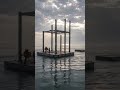 Empty Water to Glass House | Indonesian Build #building #extreme #wild
