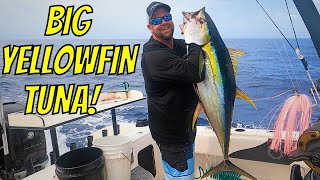 EPIC YELLOWFIN TUNA FISHING PART 1 Trolling for tuna Out Of Port Canaveral Florida