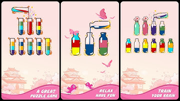 Water Sort Master - Color Sort Mobile Game | Gameplay Android