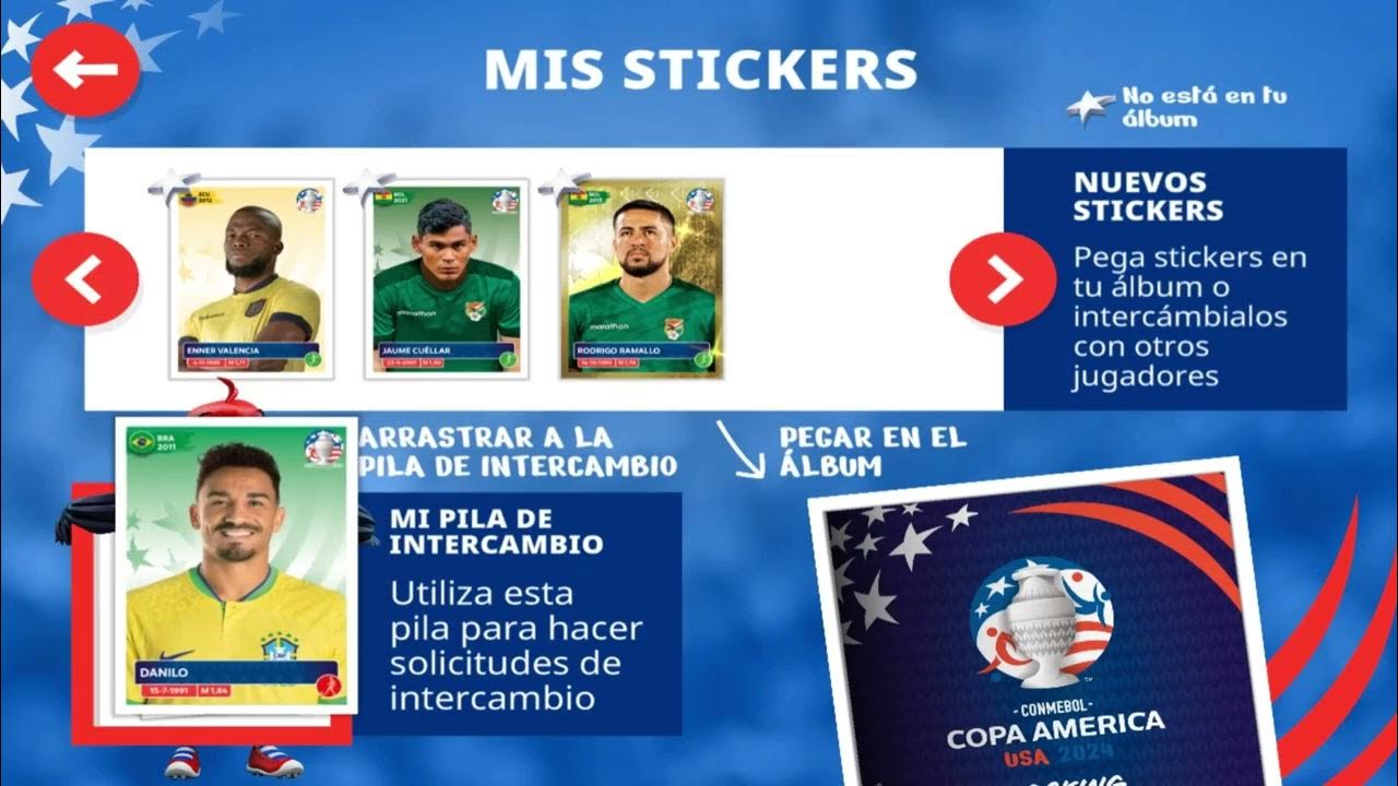 ALBUM VIRTUAL COPA AMERICA 2024 ⚽ Episodio cinco completado al 32⚽