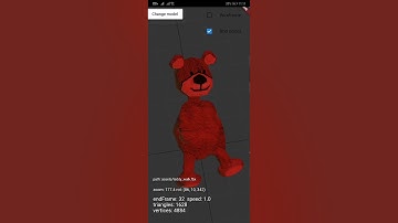 Flutter textured fbx animation viewer
