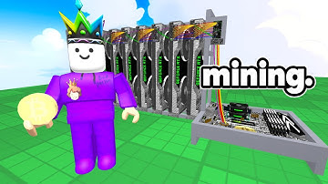 Roblox I Used BITCOIN Miner to make Me CASH