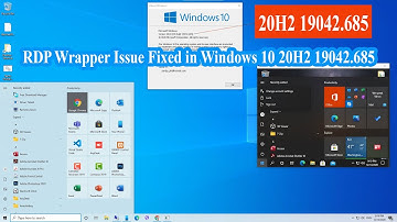How to Fix RDP Wrapper Issue in Windows 10 20H2 OS Build 19042.685 100% Working #RDPWrapper