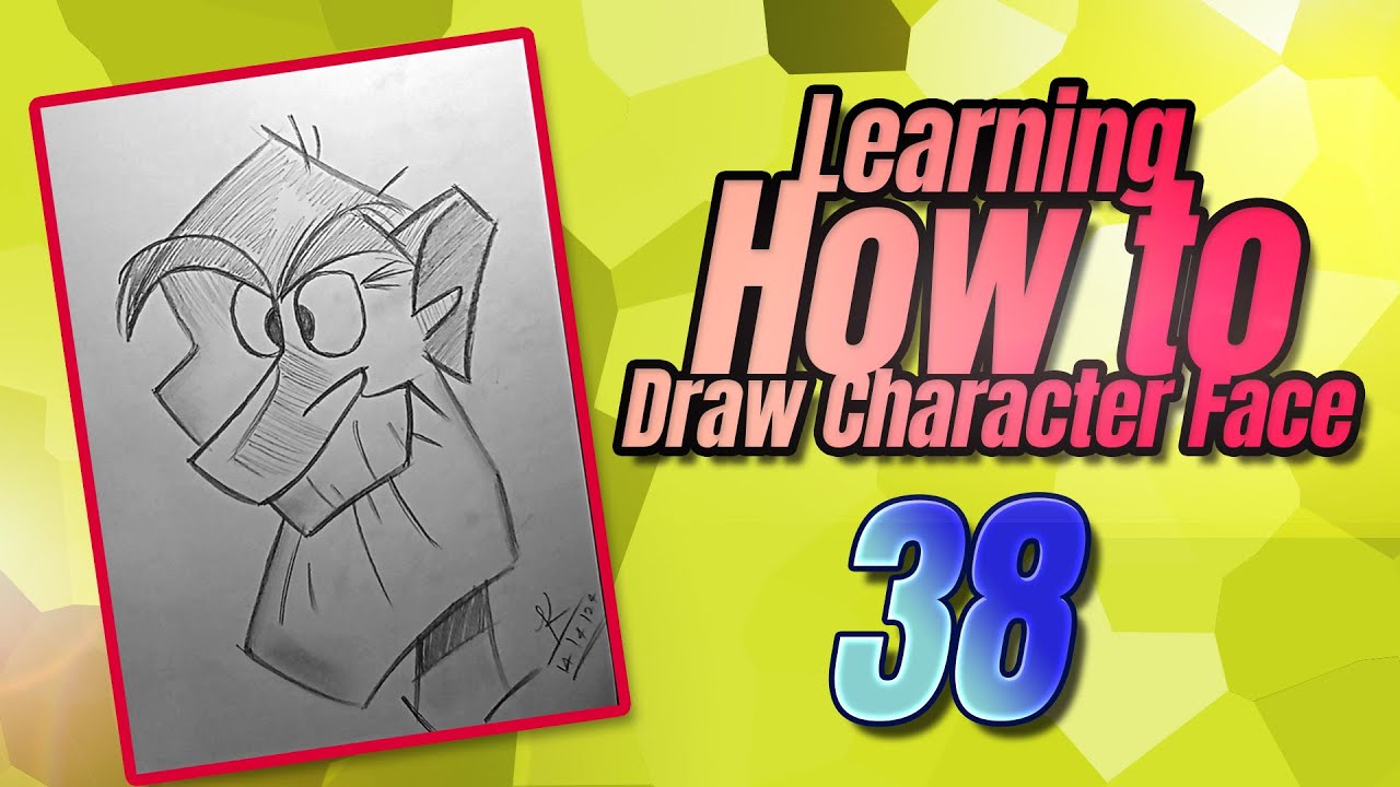 38 | Learning How to Draw Character Face #draw - YouTube