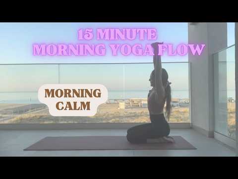 15 Minute Morning Yoga Flow 😌🌸 Morning Calm