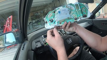 How to Cluster Swap Your 91 Honda Civic W/ Tachometer