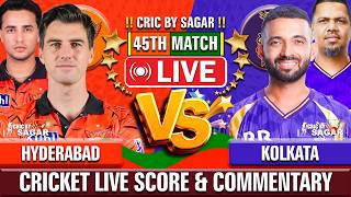 Sunrisers Hyderabad vs Kolkata Knight Riders | SRH vs KKR | Cricket Live Score &amp; Commentary