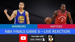 2019 nba finals game 6 live stream, play-by-play and reaction from the
chat sports crew! tom & jimmy are here for golden state warriors ...