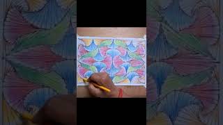 Easy and mesmerizing Zentangle Illusion Art in 60 Seconds #shorts #zentangle #easydrawing #viral