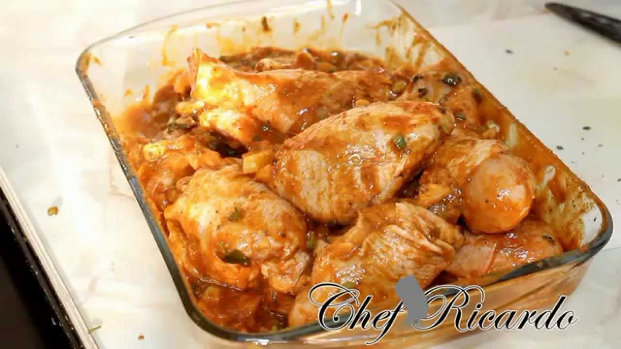 Valentine Spicy Fried Chicken Recipe Best Of The Best 2015 | Recipes By Chef Ricardo | Chef Ricardo Cooking