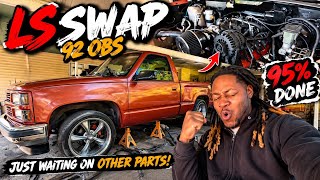 ANOTHER LS SWAP ALMOST DONE! 🔥 ’92 OBS Is 95% COMPLETE!