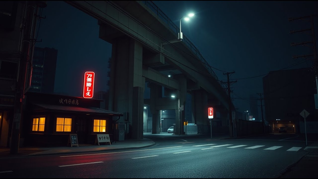 Still Nights of Japan 🌧️ Silent Udon Shop, Gentle Rain & Emotional Lo-Fi Beats