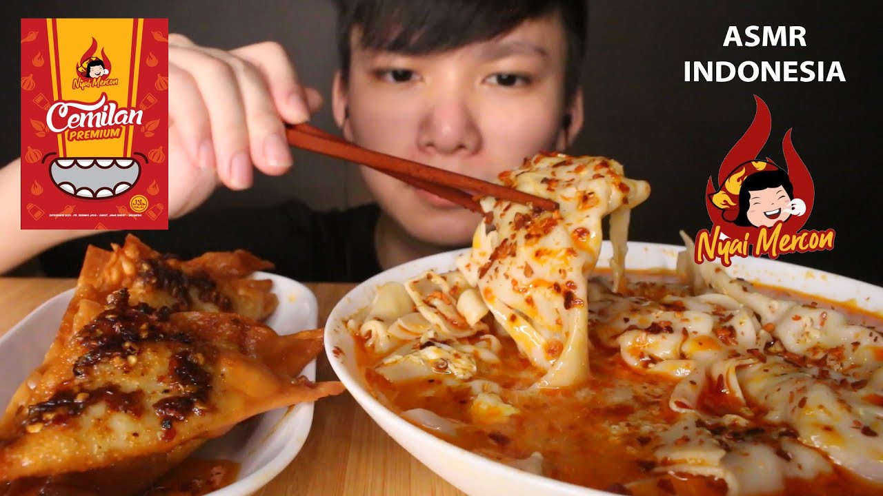 ASMR PANGSIT TULANG RAWAN NYAIMERCON MUKBANG (No Talking) | ASMR INDONESIA | Robius ASMR