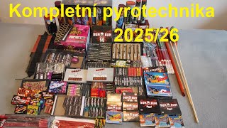 Kompletní pyrotechnika na Silvestra 2025/26