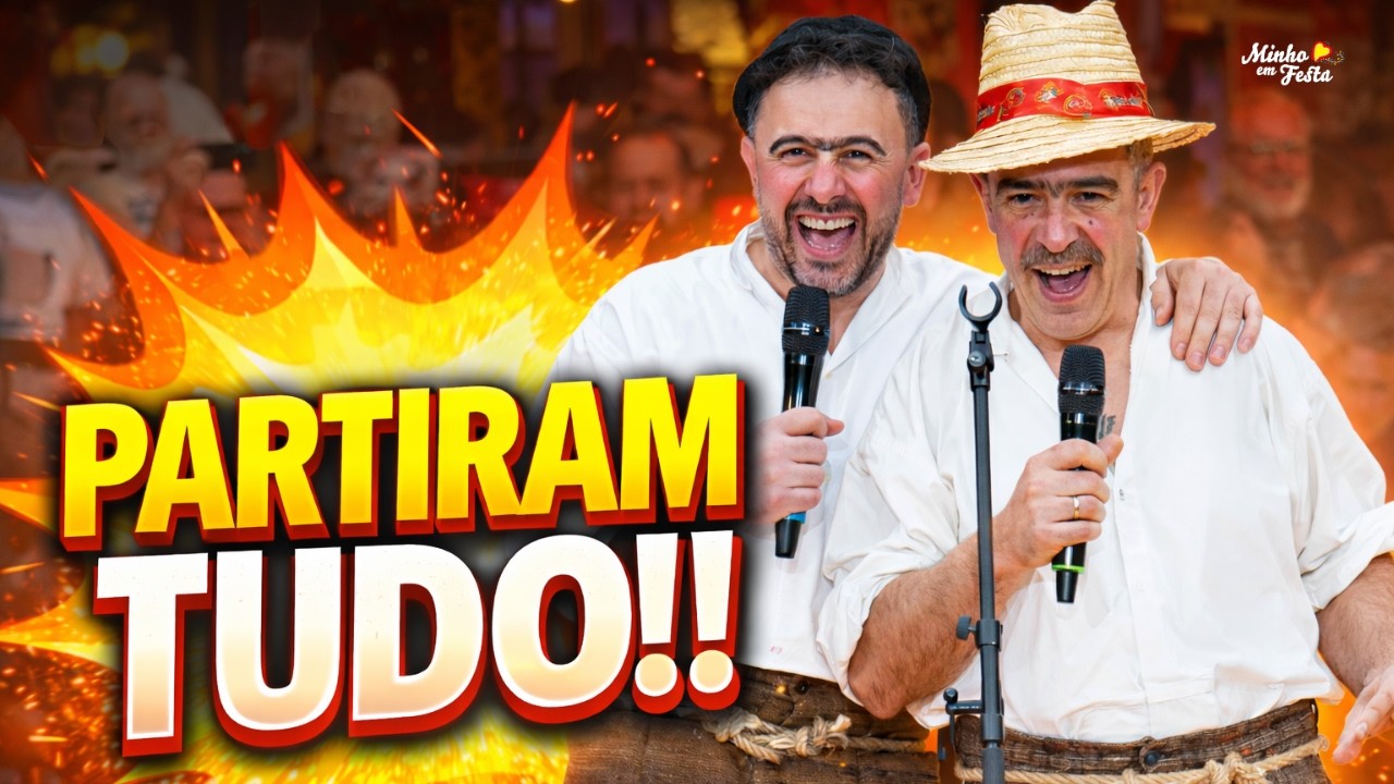 😂🔥 Quim Roscas & Zeca Estacionâncio PARTIRAM TUDO com esta Desgarrada Minhota!