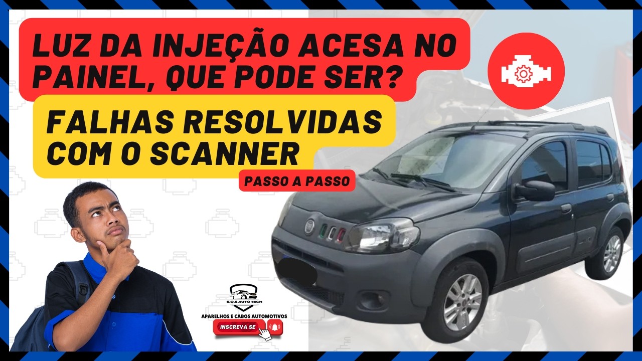 Fiat Uno 2023 não dava partida no álcool e apareceu erro no scanner! Veja o que era. #obd2 #171