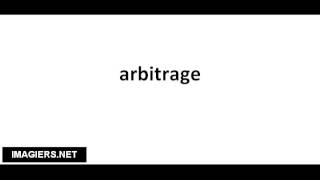 Pronounce French with Vincent # arbitrage