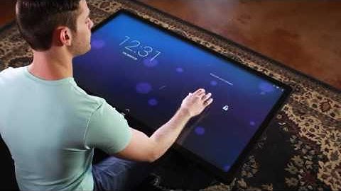 Multitouch Coffee table with android 4.4 kitkat