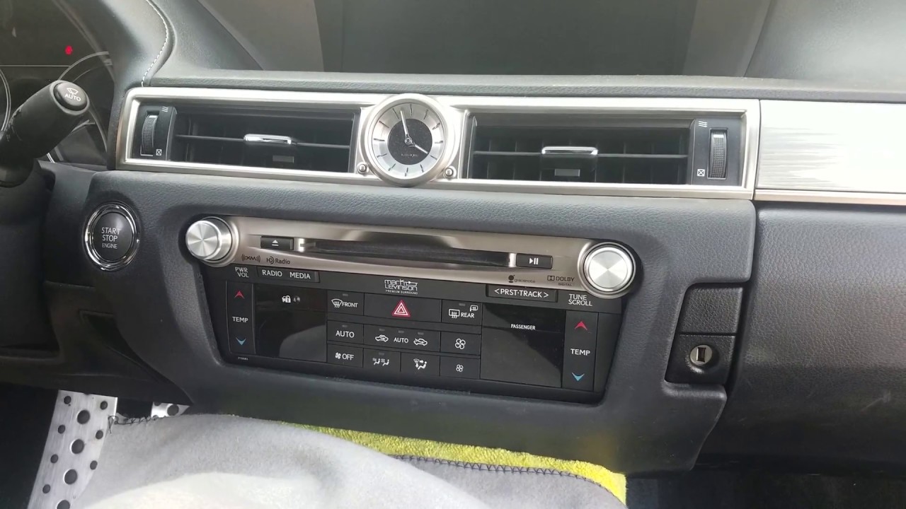 How To Remove Radio Navigation Cd From Lexus Gs350 2014 For Repair