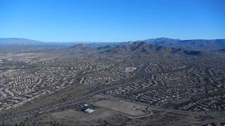 Hot Air Expeditions sunrise flight from Anthem, AZ (NW PHX) 12-26-2014 (video #1)