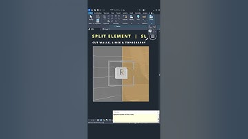 Split Element REVIT #shorts #revit #architecture #autodesk #drafting