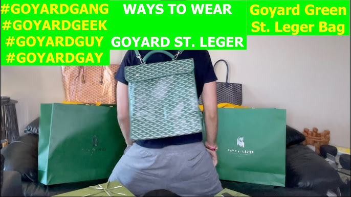 Is This Goyard Bag The Ultimate Backpack  Behind The Goyardardine Canvas 