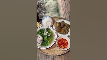 CANH CẢI BẸ XANH NẤU CÁ RÔ #buacomgiadinh  #congthucnauan #food #monan #amthuc #xuhuong2025