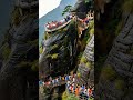 Hiking Path Collapses With Hillside in Sudden Mountain Landslide!