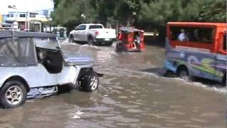 Notre Dame University being flooded (13 June 2011)