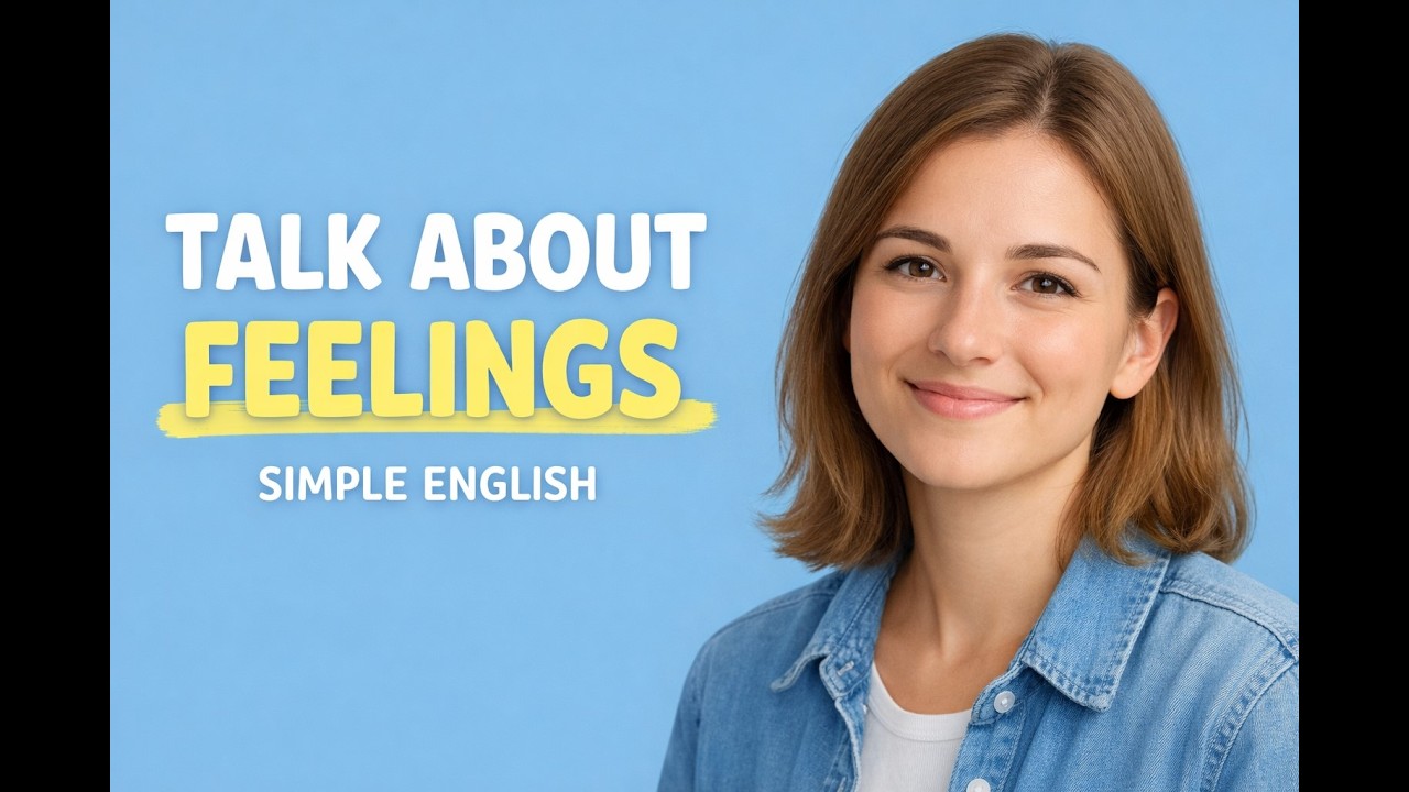 How to Talk About Your Feelings in English | Easy English Conversation
