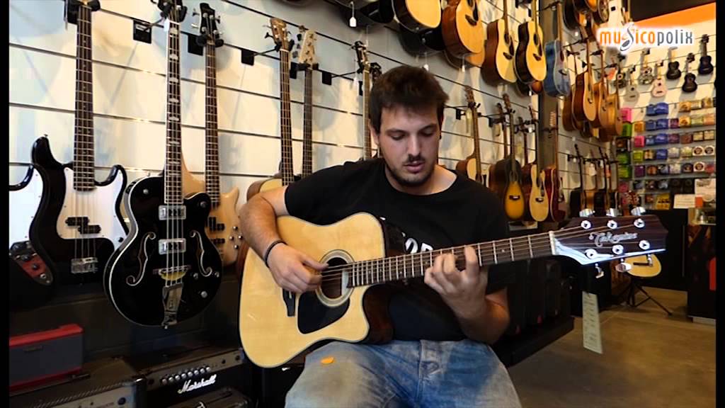 palanca Actual Faial Guitarra electroacústica Takamine GD30 CE - YouTube