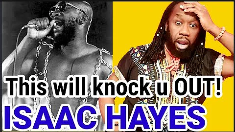 The man was unreal! ISAAC HAYES Walk on by REACTION