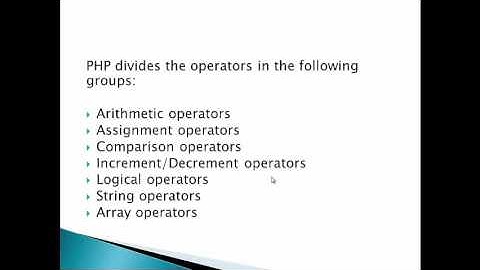 Cs310 PHP operators in hindi/urdu part 16