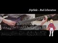 【Screen TAB】fripSide - Red Liberation (Guitar Cover)ひきこまり吸血姫の悶々