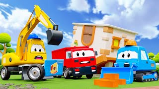 Download Lagu Excavator, Crane Truck, Bulldozer, Tractor Fix the Blueprint Error | Construction Vehicles MP3