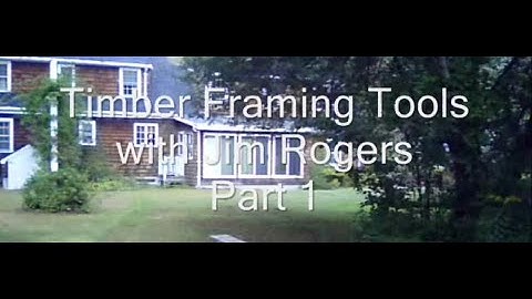 Timber Framing layout tools part 1